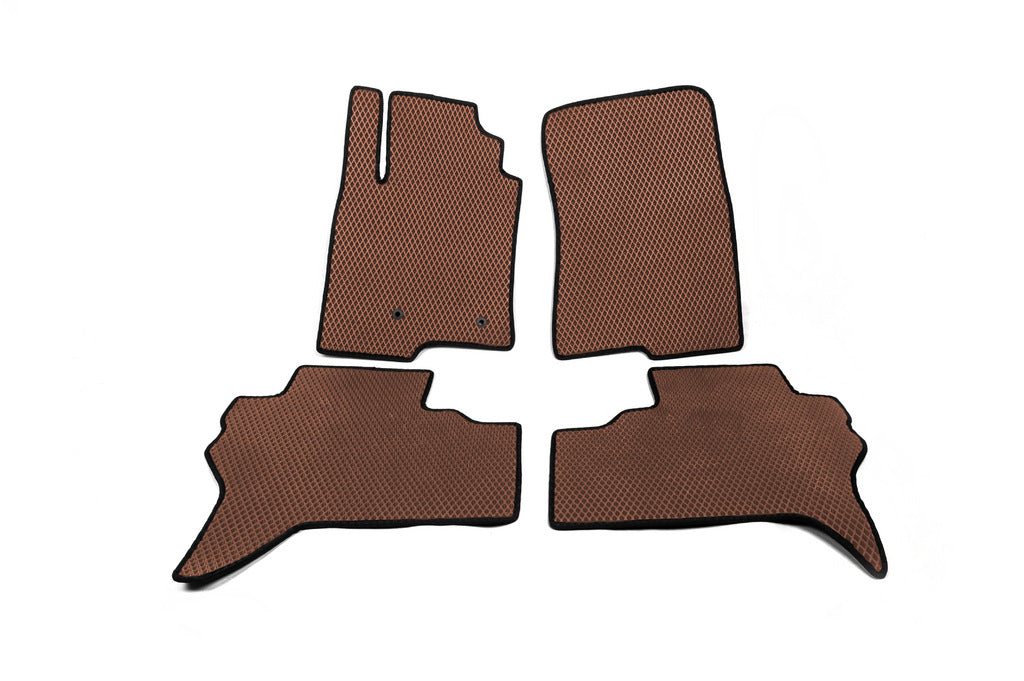 EVA Floor Mats (brick red) for Mitsubishi Pajero Wagon III 1999-2006 - image 1