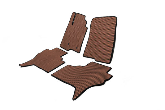 EVA Floor Mats (brick red) for Mitsubishi Pajero Wagon III 1999-2006 - image 2