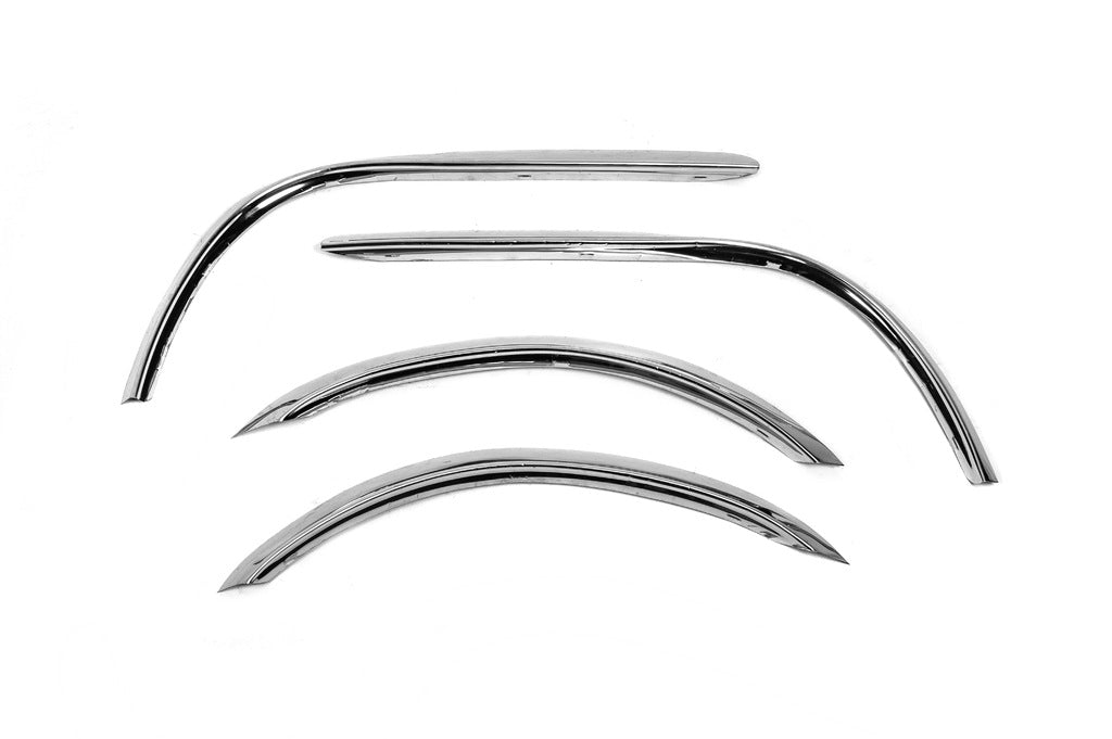 Fender flares (4 pcs, stainless steel) for Daewoo Nexia 1995-2016 - image 1