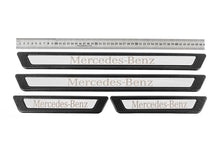 Universal Door Sill Protectors Mercedes V-3 (4 pcs, Stainless Steel) for Mercedes - image 1