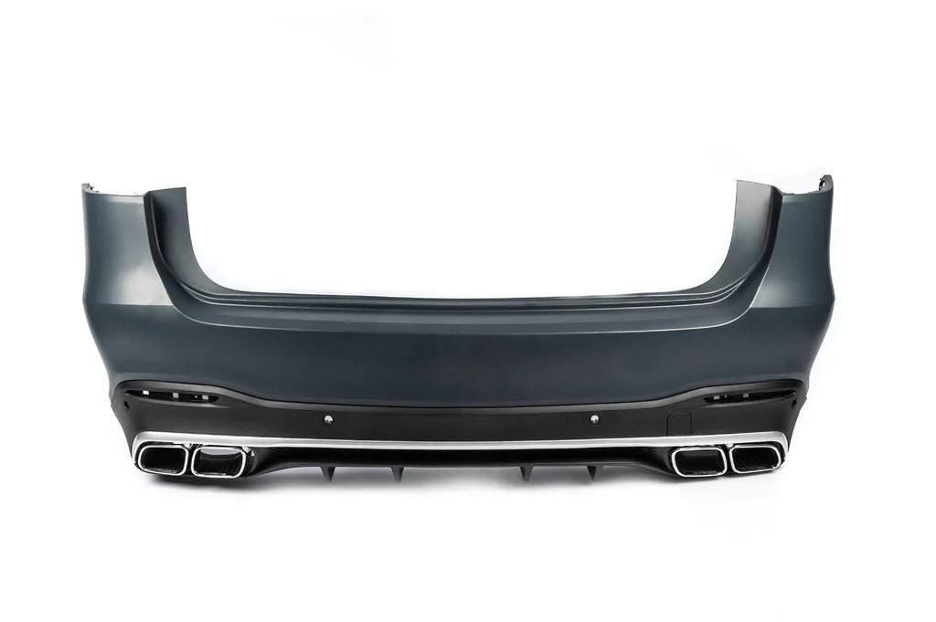 Rear bumper with diffuser AMG GLS63 for Mercedes GLS X167 2019- - image 3