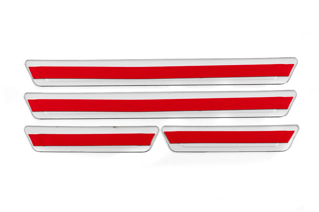 Universal Door Sill Protectors Mercedes V-3 (4 pcs, Stainless Steel) for Mercedes - image 4