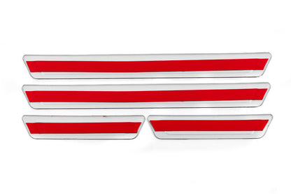 Universal Door Sill Protectors Mercedes V-3 (4 pcs, Stainless Steel) for Mercedes - image 4