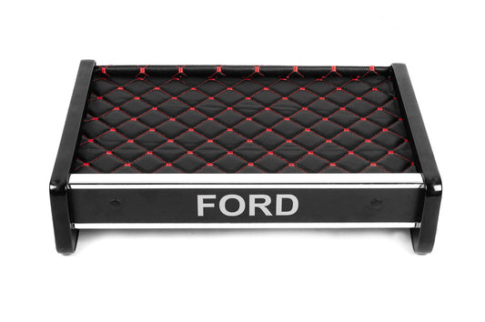 Dashboard Shelf (Black with Red Stitching) for Ford Transit 1991-2000 - image 2