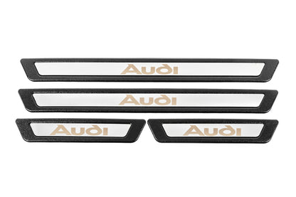 Universal sill plates Audi V-3 (4 pcs., stainless steel) for Audi - image 2