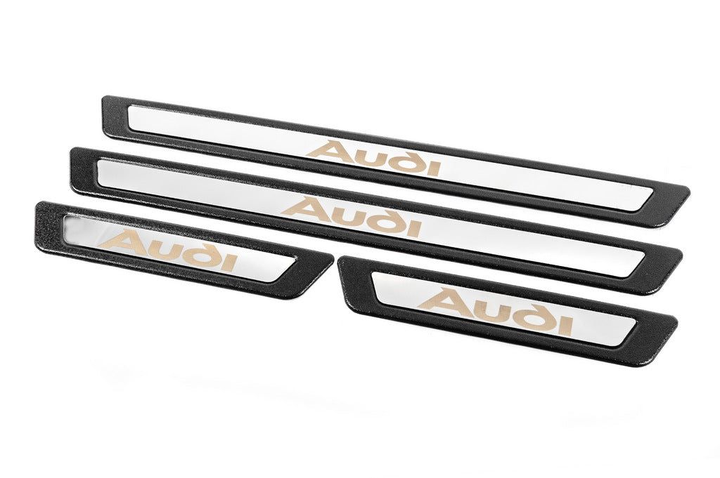 Universal Door Sill Protectors Audi V-3 (4 pcs, Stainless Steel) for Audi - image 3