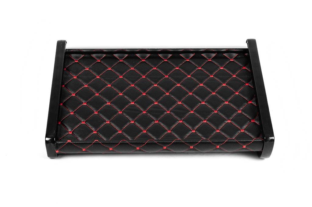 Pencil shelf (Black with red thread) for Ford Transit 1991-2000 - Reelken Auto
