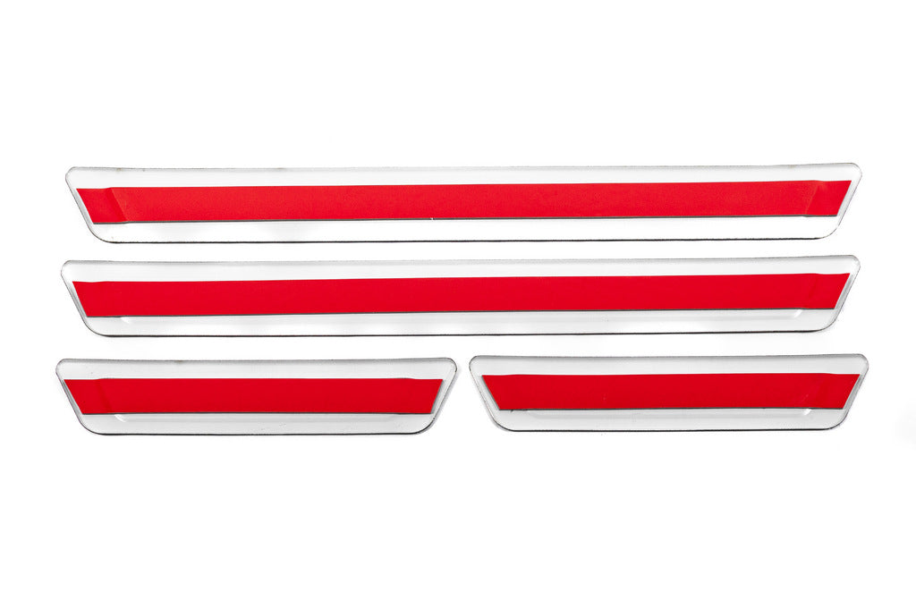 Universal Door Sill Protectors Audi V-3 (4 pcs, Stainless Steel) for Audi - image 4