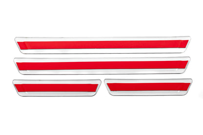 Universal sill plates Audi V-3 (4 pcs., stainless steel) for Audi - image 4