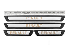 Universal Door Sill Protectors Renault V-3 (4 pcs, Stainless Steel) for Renault - image 1