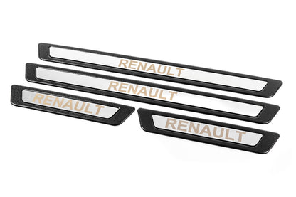 Universal Door Sill Protectors Renault V-3 (4 pcs, Stainless Steel) for Renault - image 3