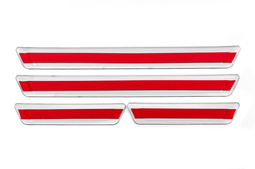 Universal Door Sill Protectors Renault V-3 (4 pcs, Stainless Steel) for Renault - image 4