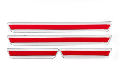 Universal Door Sill Protectors Renault V-3 (4 pcs, Stainless Steel) for Renault - image 4