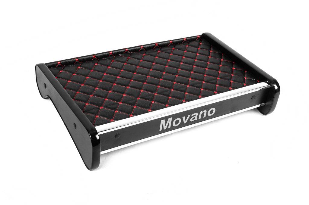 Shelf on the panel (Black with red thread) for Opel Movano 2004-2010 - Reelken Auto