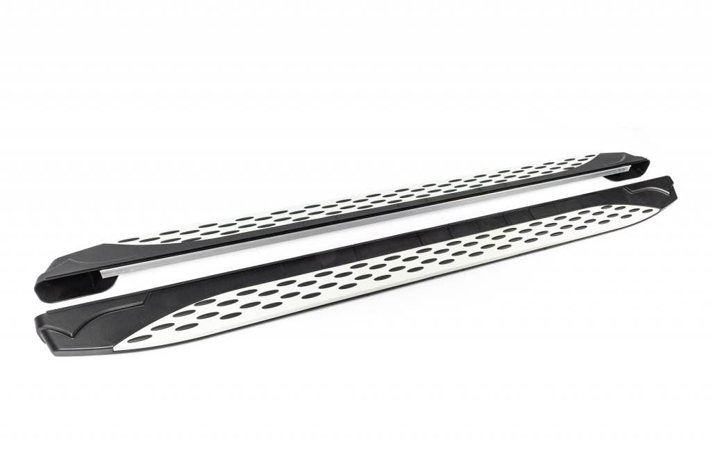 Side sills Shining V1 (2 pcs., Aluminum) for DS7 Crossback - Reelken Auto