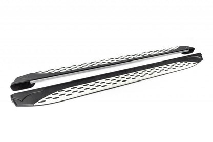 Side sills Shining V1 (2 pcs., Aluminum) for Volkswagen Touareg 2018↗ - Reelken Auto