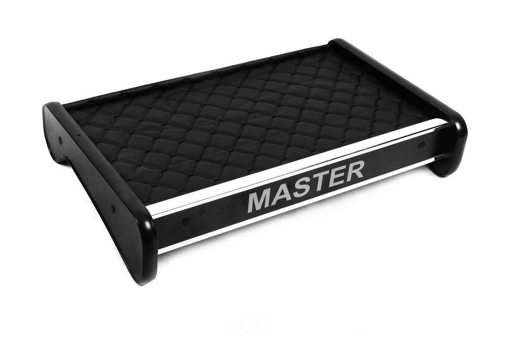 Shelf on the panel (Black with black thread) for Renault Master 1998-2010 - Reelken Auto
