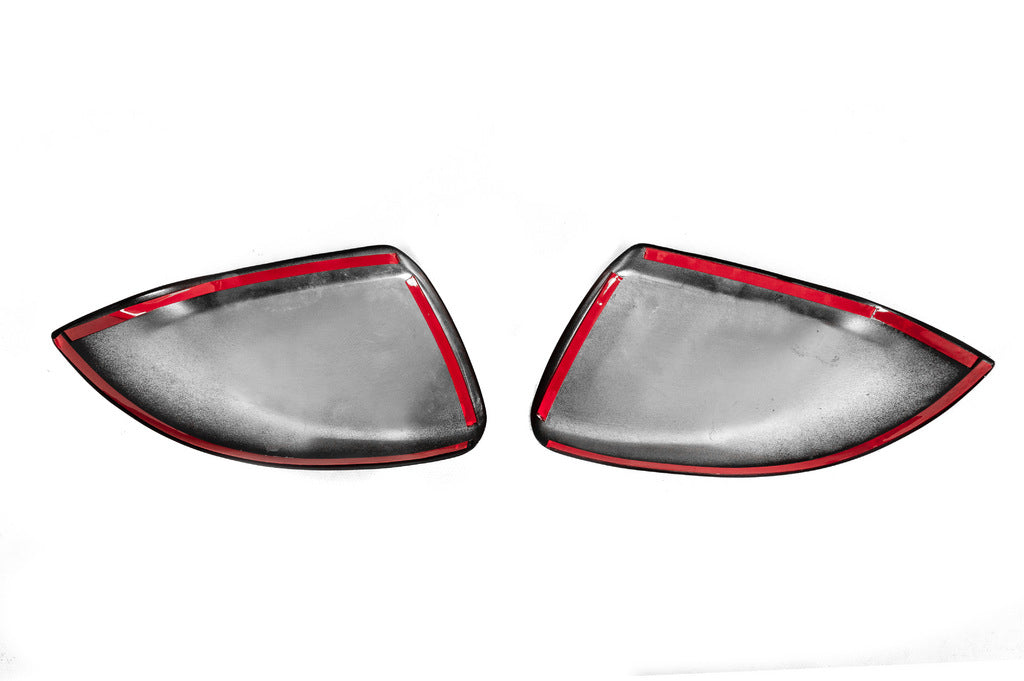 Mirror covers Black (stainless) for Mercedes Vito / V-class W447 2014↗ year - image 3