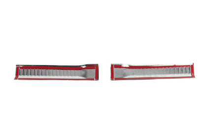 Carmos rear sill trim (stainless steel, glossy) for Suzuki Swift 2017-2024 - image 3