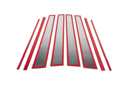 Stainless Steel Door Pillar Trim (8 pcs) for Toyota Land Cruiser Prado 150 2009-2023 - image 5