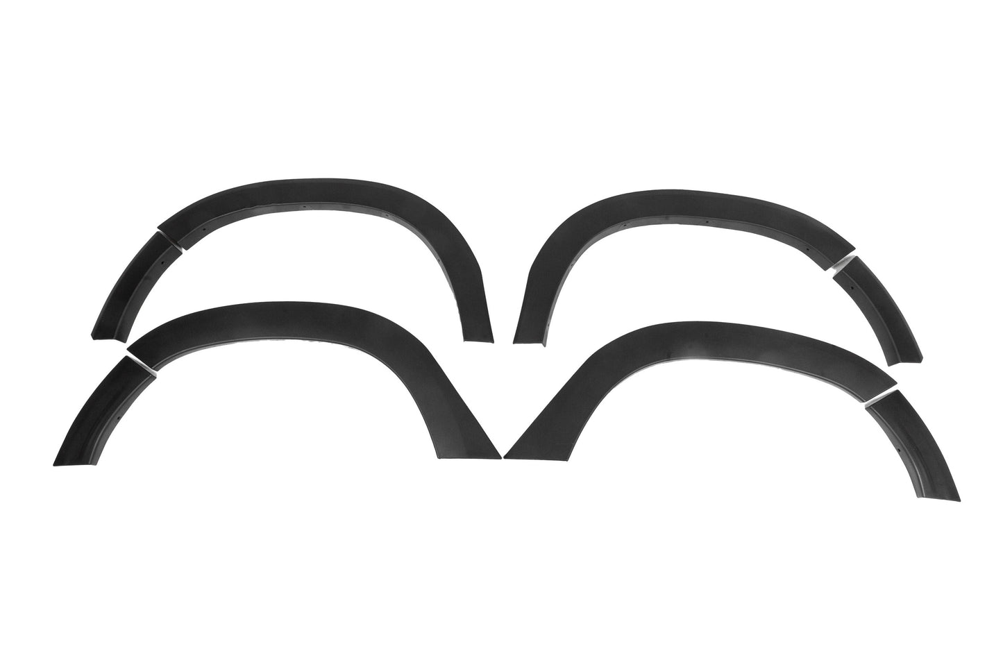 Fender flares with moldings (12 pcs, black ABS) for Dacia Duster 2018-2024 - image 2