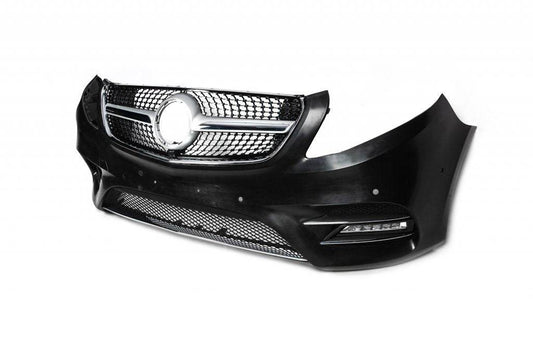 Diamond front grille (2014-2019 for V-class) for Mercedes Vito / V-class W447 2014↗ year - Reelken Auto