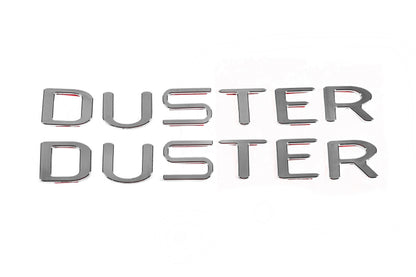 Fender flares with moldings (12 pcs, black ABS) for Renault Duster 2018-2024 - image 3