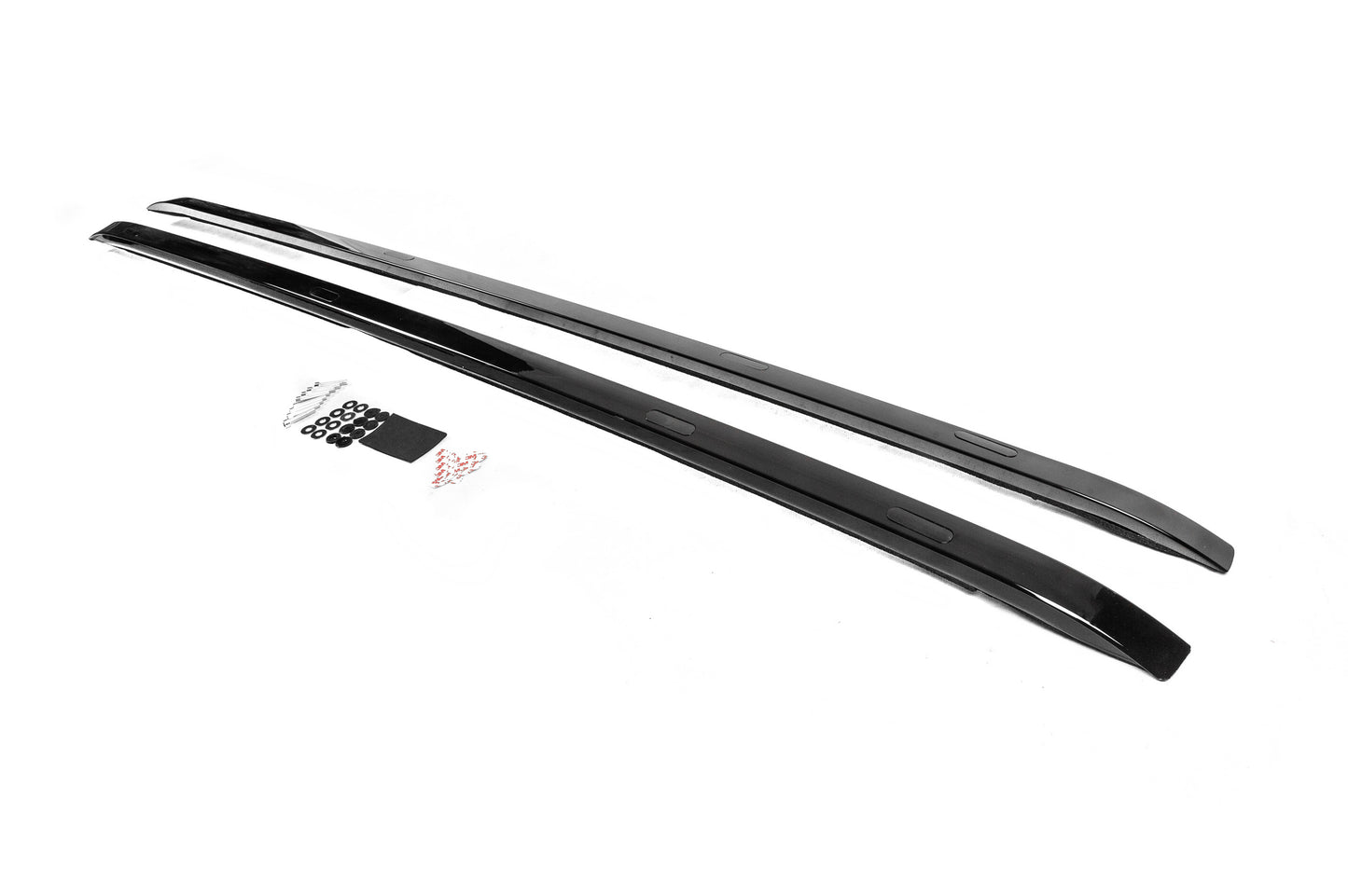 Black Roof Rails 2008-2015 (Design 2018, 2 pcs) for Lexus LX570/450d 2008-2022 - image 1