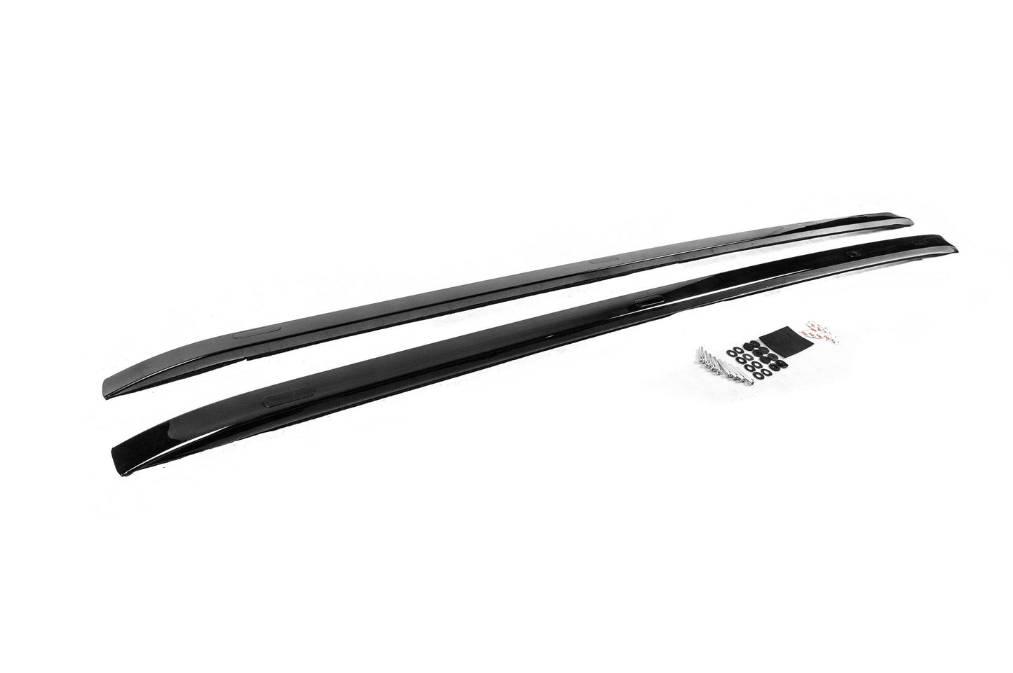 Railings Black 2008-2015. (design 2018, 2 pcs) for Lexus LX570/450d - Reelken Auto
