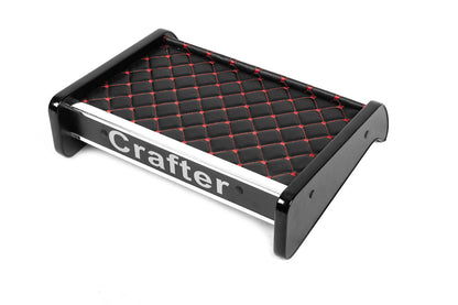 Dashboard Shelf (Black with Red Stitching) for Volkswagen Crafter 2016- - image 1