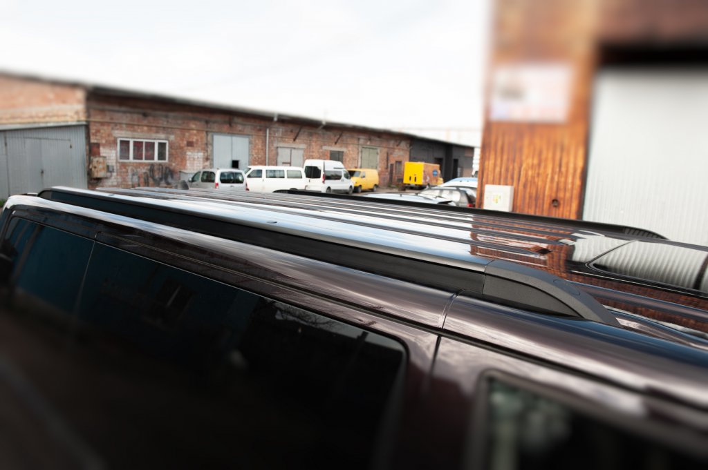 Integrated Roof Rails (black) for Volkswagen T5 Transporter 2003-2010 - image 5
