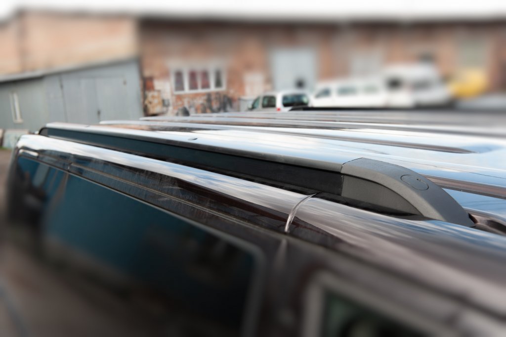 Integrated Roof Rails (black) for Volkswagen T5 2010-2015 - image 8