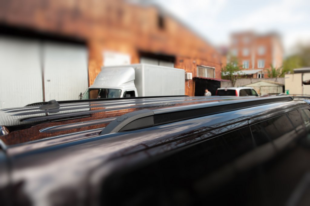 Integrated Roof Rails (black) for Volkswagen T5 Multivan 2003-2010 - image 11