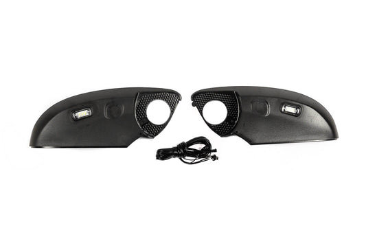 Lower part of the mirror (with LED lighting) for Toyota Land Cruiser 200 - Reelken Auto