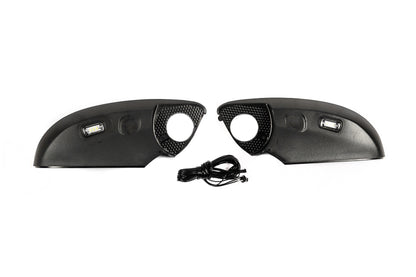 Lower part of mirror (with LED light) for Toyota Land Cruiser 200 2007-2021 - image 1