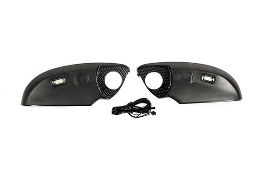 Lower part of mirror (with LED light) for Toyota Land Cruiser 200 2007-2021 - image 1
