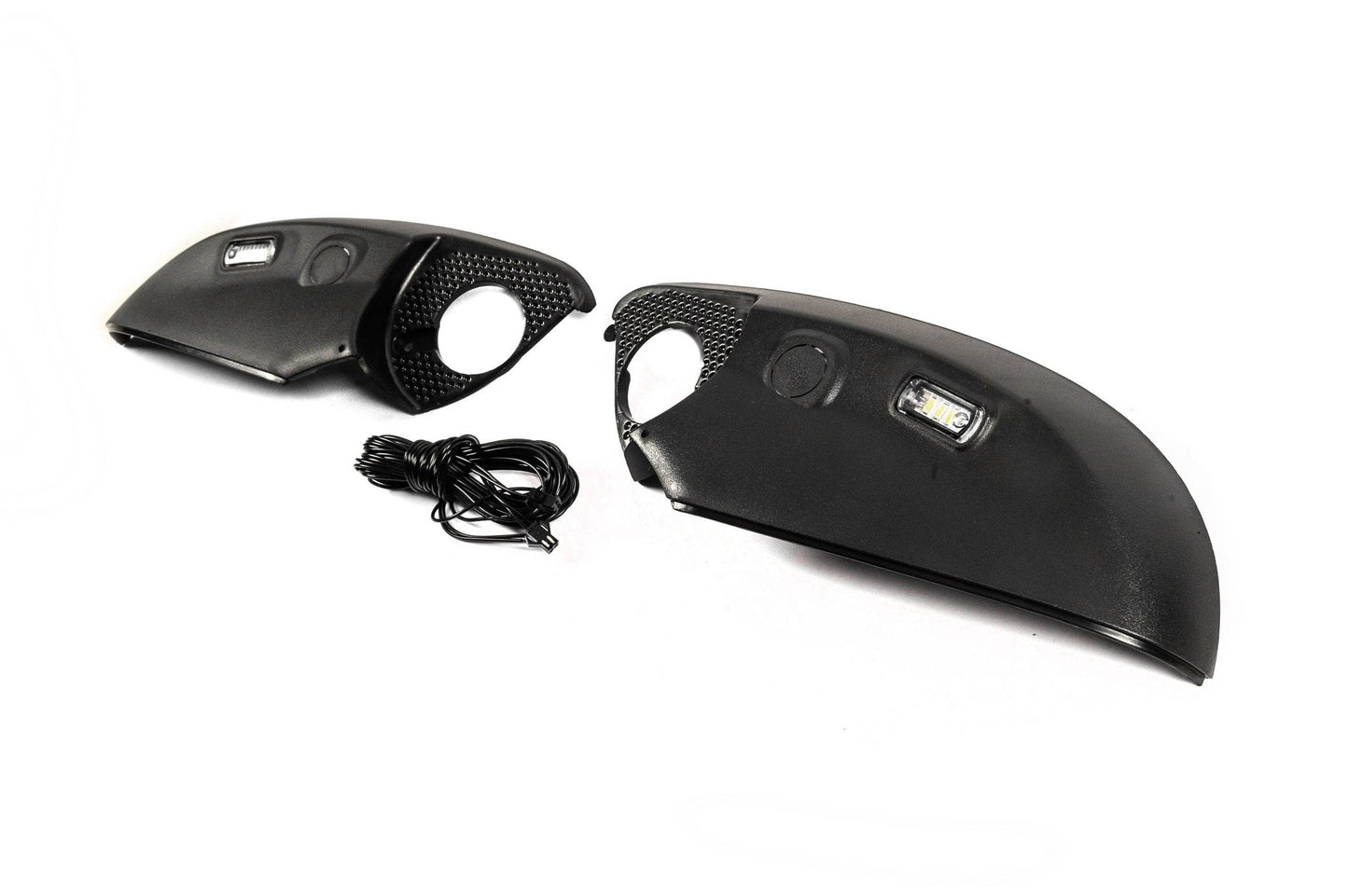 Lower part of the mirror (with LED lighting) for Toyota Land Cruiser 200 - Reelken Auto