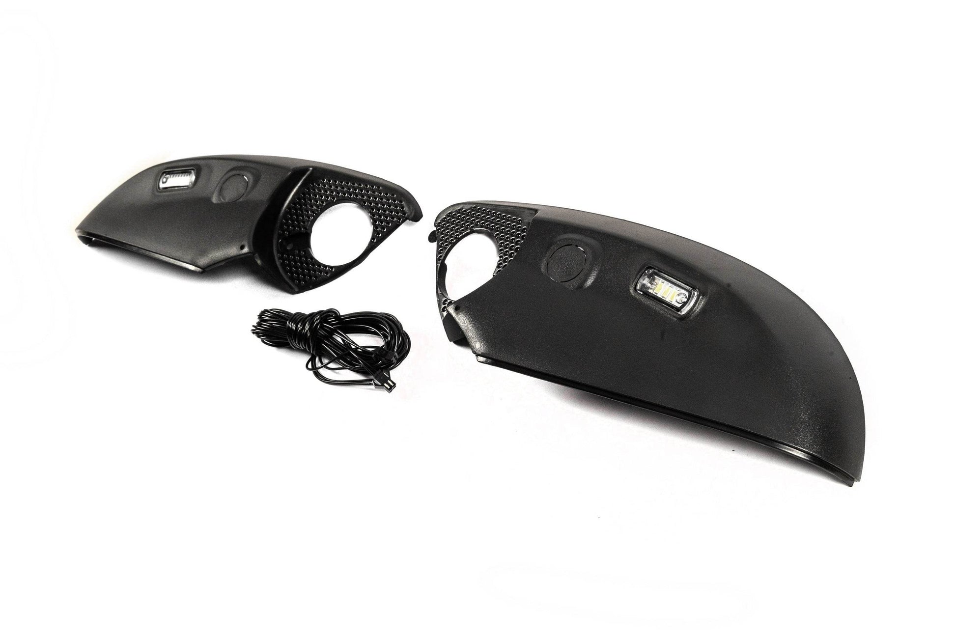 Lower part of the mirror (with LED lighting) for Toyota Land Cruiser 200 - Reelken Auto