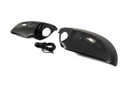 Lower part of the mirror (with LED lighting) for Toyota Land Cruiser 200 - Reelken Auto