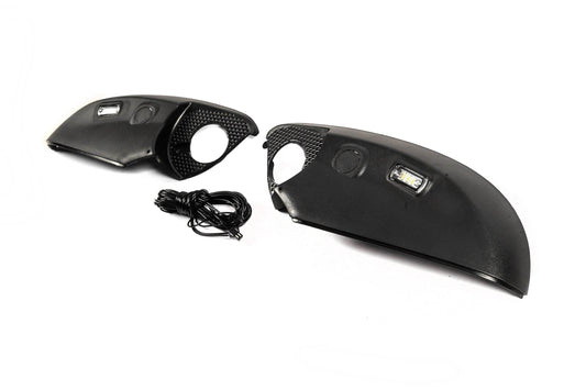 Lower part of the mirror (with LED lighting) for Toyota Land Cruiser 200 - Reelken Auto
