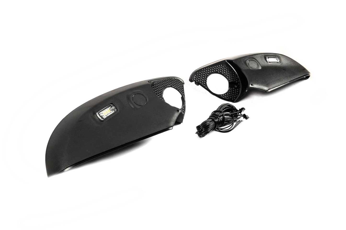Lower part of the mirror (with LED lighting) for Toyota Land Cruiser 200 - Reelken Auto