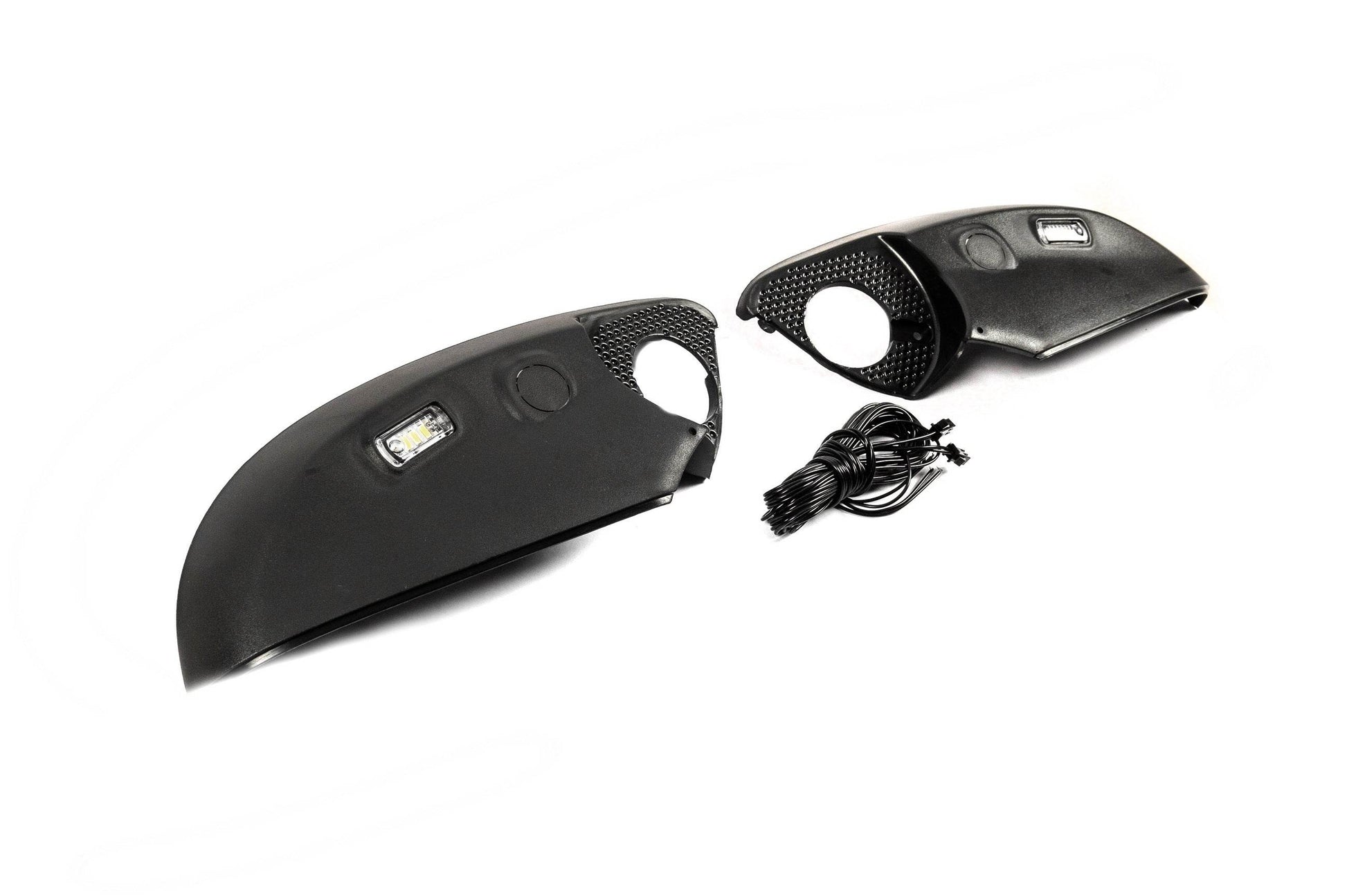Lower part of the mirror (with LED lighting) for Toyota Land Cruiser 200 - Reelken Auto