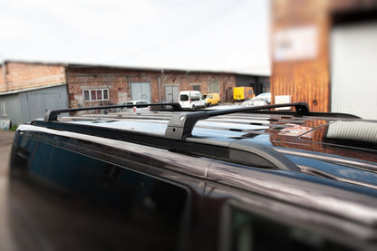 Integrated Roof Rails (black) for Volkswagen T5 Transporter 2003-2010 - image 19