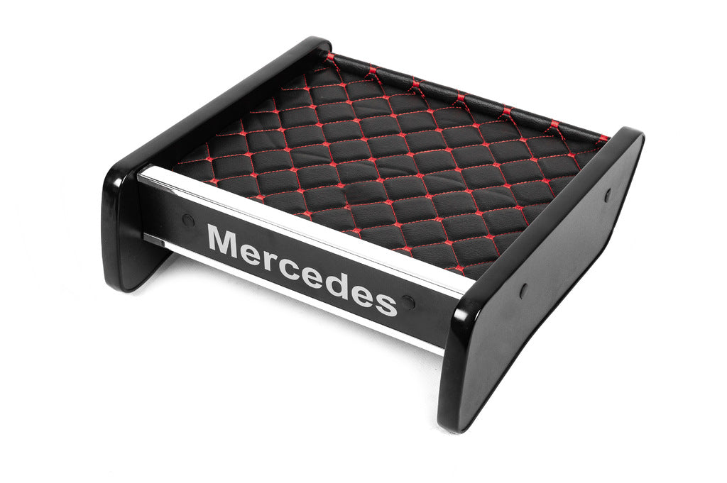 Dashboard Shelf (Black with Red Stitching) for Mercedes Vito W638 1996-2003 - image 1