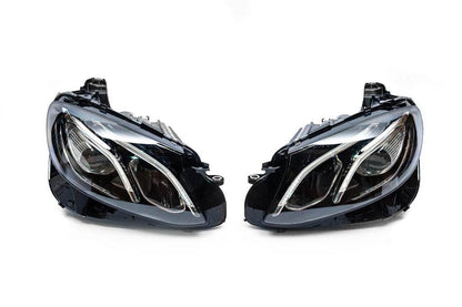 OEM headlights 2016-2020 (2 pcs, without blocks, LED) for Mercedes E-class W213 2016-2023 - Reelken Auto