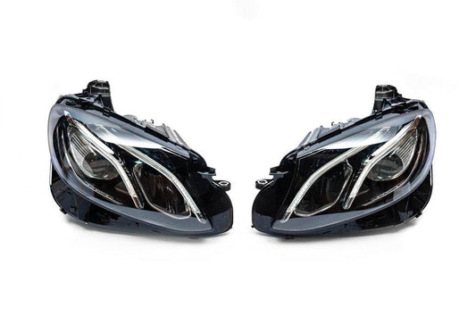 OEM headlights 2016-2020 (2 pcs, without blocks, LED) for Mercedes E-class W213 2016-2023 - Reelken Auto