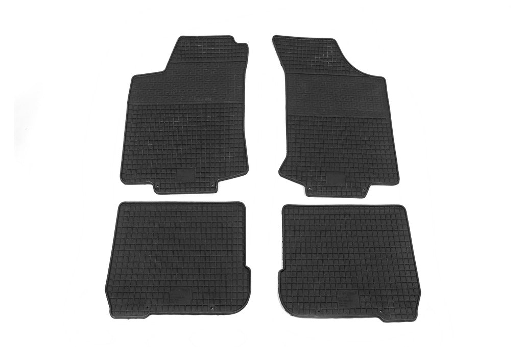 Rubber Floor Mats (4 pcs, Polytep) for Volkswagen Golf 3 1991-2001 - image 1