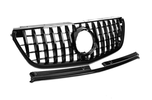 Front grille GT Panamericana Black (2014-2023 for Vito W447) for Mercedes Vito / V-class W447 2014↗ year - Reelken Auto