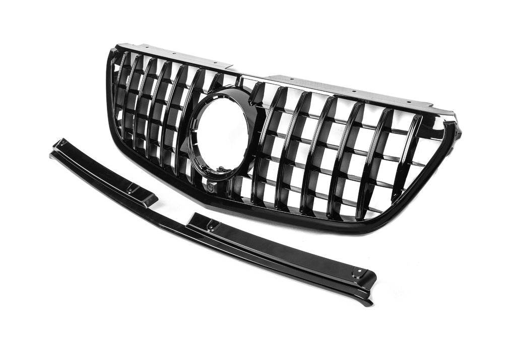 Front grille GT Panamericana Black (2014-2023 for Vito W447) for Mercedes Vito / V-class W447 2014↗ year - Reelken Auto