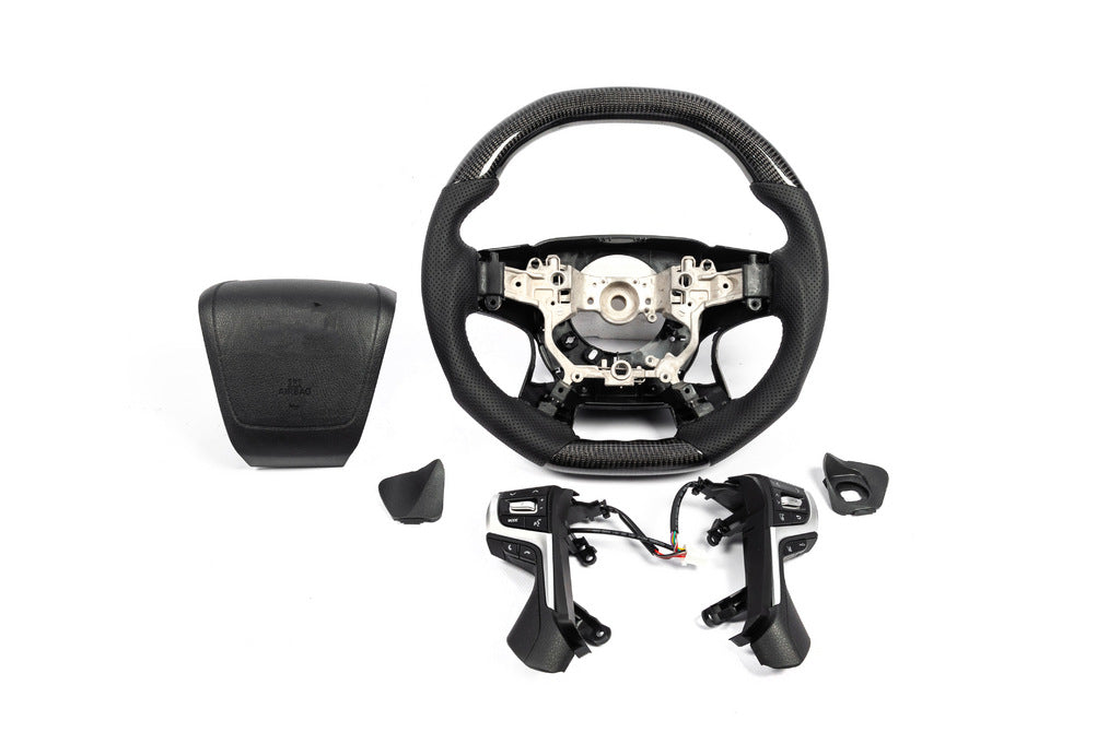 Steering wheel assembly (Carbon) for Toyota Land Cruiser Prado 150 2009-2023 - image 5
